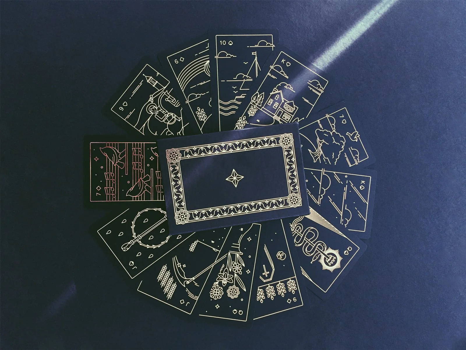 Golden Thread Lenormand Deck - Image 3